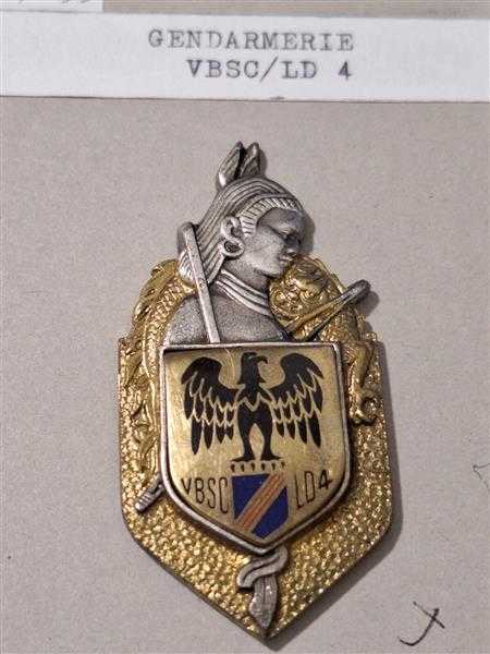 Frankreich France Gendarmerie Nationale Polizei Badge Police Vbsc Ld