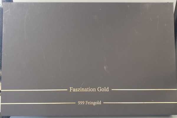 4x Gold Münze / Platte 1/200 OZ El Dorado Priamos Springbok 999 Feingold