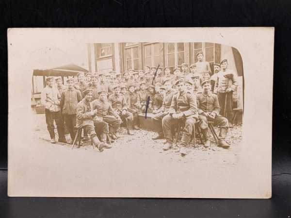 AK Ansichtskarte Postkarte Feldpost Soldaten Mainz Regiment Kompanie