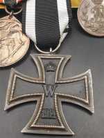 5er Ordensspange Feldspange Eiserne Kreuz Kyffhäuser Friedrich August Medaille