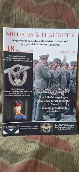 Militaria & Phaleristik Nr. 18 Flugzeugführerabzeichen BSW Fallschirmspringer BW