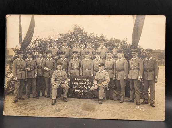 Ansichtskarte Feldpost 2. Korporalschaft Leib-Gren-Reg. 100 Königsbrücl