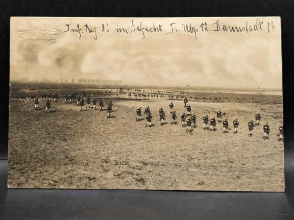 AK Ansichtskarte Infanterie Regiment Nr. 81 im Gefecht Darmstadt