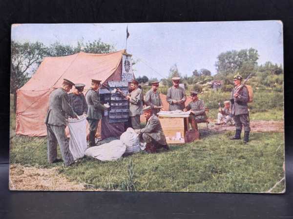 AK Ansichtskarte Postkarte Feldpost Feldpost der III. Armee 1917 Farbe