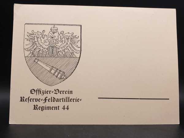 Ak Ansichtskarte Offizier Verein Reserve Feldartillerie Regiment 44 Ungelaufen