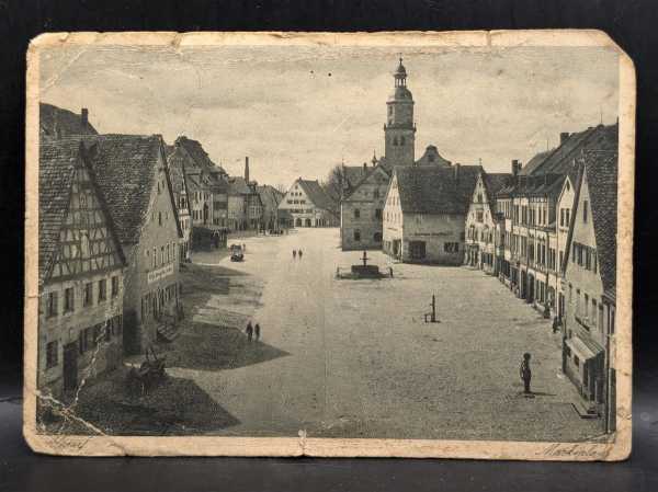 AK Ansichtskarte Postkarte Feldpost Altdorf Marktplatz