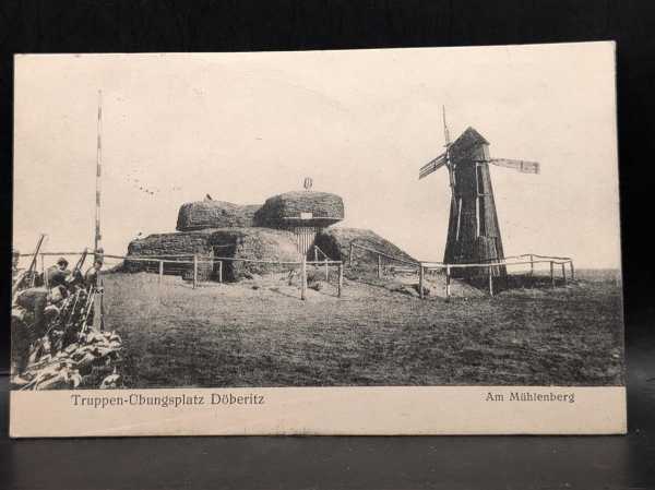 AK Ansichtskarte Postkarte Feldpost Truppen-Übungsplatz Döberitz Am Mühlenberg