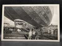 AK Ansichtskarte Postkarte Feldpost LZ 127 Graf Zeppelin Landungsmanöver 1930