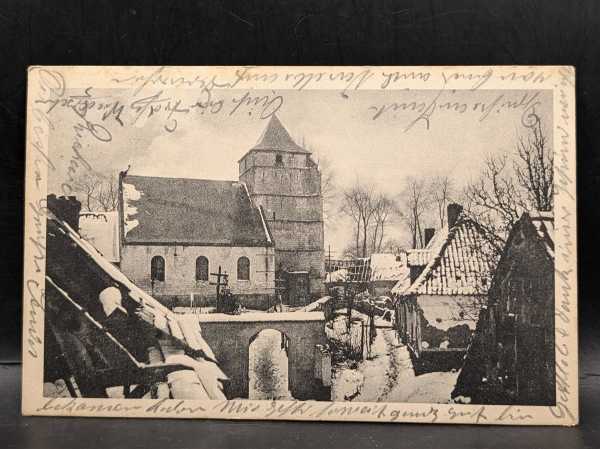 AK Ansichtskarte Postkarte Feldpost Wirklichkeitsbilder vom Weltkrieg Dorf