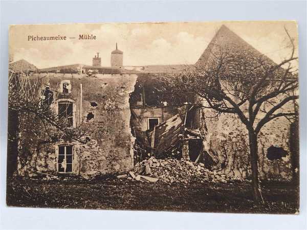 AK Ansichtskarte Postkarte Feldpost Picheaumeixe Mühle