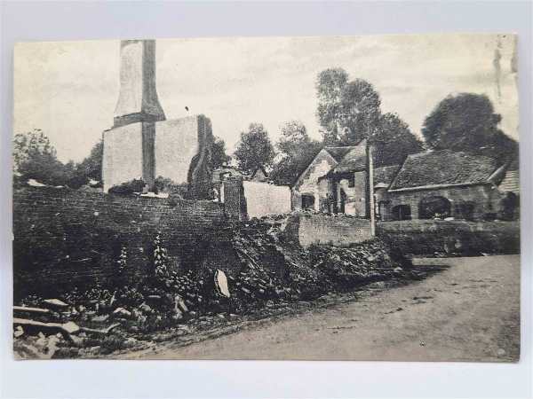 AK Ansichtskarte Postkarte Feldpost 6. Batterie Württ. Res.-Feld-Art. Regt. 27