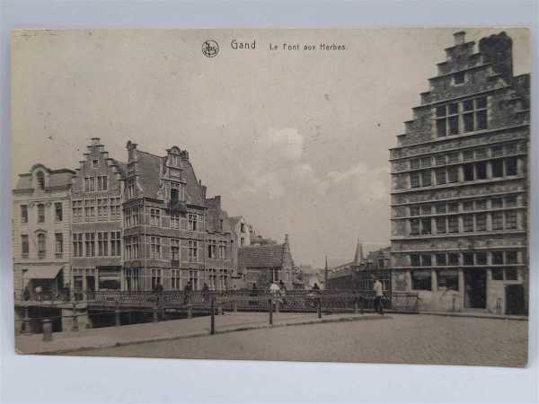 AK Ansichtskarte Postkarte Feldpost Grand le Font aus Herbes