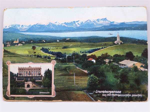 AK Ansichtskarte Postkarte Feldpost Starnbergersee Rottmansshöhe