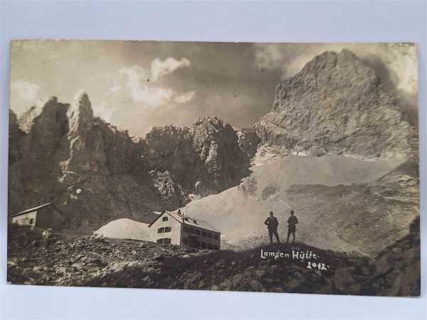 AK Ansichtskarte Postkarte Feldpost Lamsen Hütte