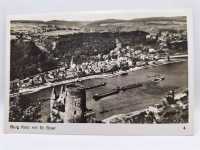 AK Ansichtskarte Postkarte Feldpost Burg Katz mit St. Goar