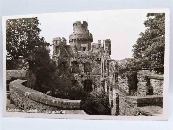 AK Ansichtskarte Postkarte Feldpost Auerbacher Schloß Bergstraße