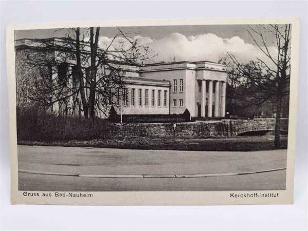 AK Ansichtskarte Postkarte Feldpost Gruss aus Bad-Nauheim Kerckhoff-Institut