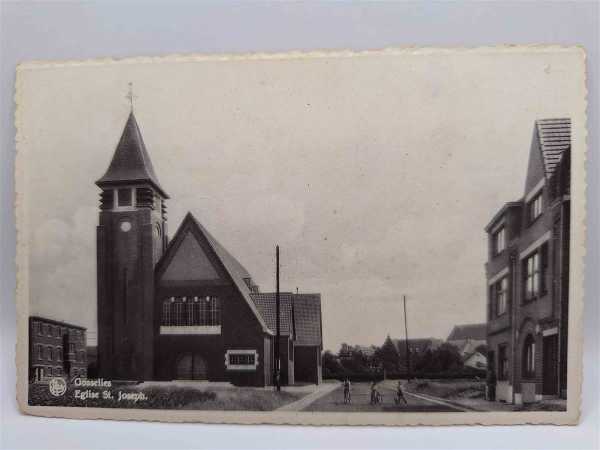 AK Ansichtskarte Postkarte Feldpost Gosselies Eglise St. Joseph