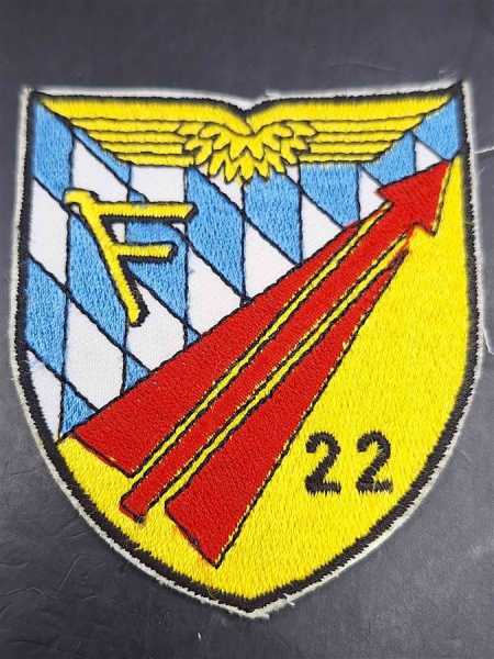 Bundeswehr Patch BW Ärmelabzeichen StStff FlaRakGrp 22