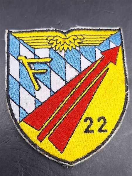 Bundeswehr Patch BW Ärmelabzeichen Klett StStffi FlaRakGrp 22