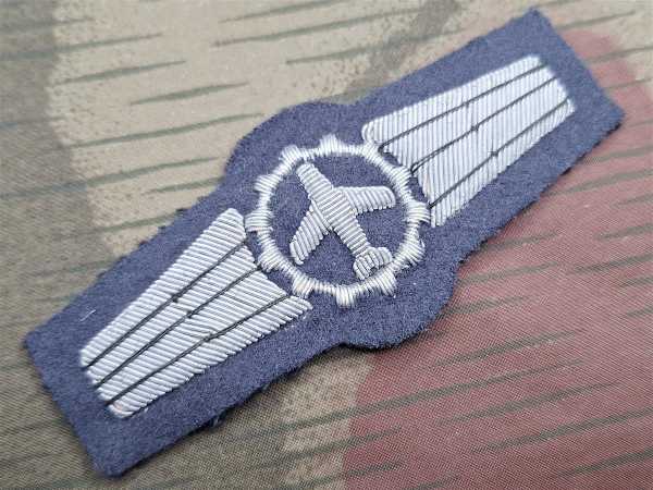 Bundeswehr Patch Tätigkeitsabzeichen Logistisches Personal Silber Gestickt