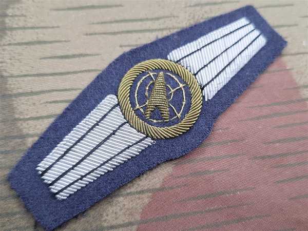 Bundeswehr Patch Tätigkeitsabzeichen Radarleitpersonal  Gestickt Gold Luftwaffe