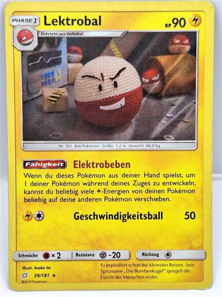 Pokemon Lektrobal 39/181 Holo Pokemon Karte