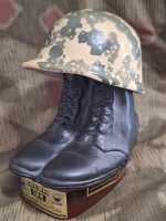 US Army Stahlhelm Stiefel Deko Whiskey Kentucky Bourbon...