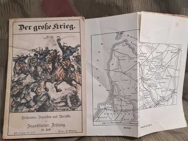 Der Große Krieg Urkunden Depeschen 21. Heft Kurland Dardanellen Westgalizien