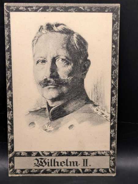 Ansichtskarte Postkarte Feldpost Wohlfahrts-Karte Charlottenburg Kaiser Wilhelm