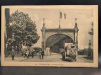 AK Ansichtskarte Postkarte Feldpost Strasbourg Le Pont du Rhin Brücke