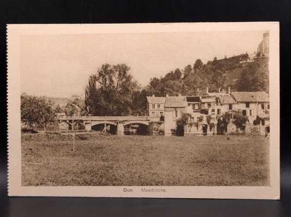 AK Ansichtskarte Postkarte Feldpost Brücke Dun Maasbrücke