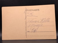 AK Ansichtskarte Postkarte Feldpost Rethel Kirche mit Uhr