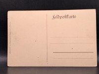 AK Ansichtskarte Postkarte Feldpost Radiotinto Zeichnung...