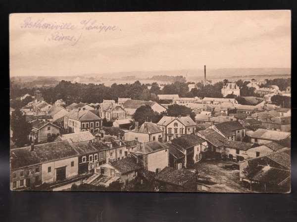 AK Ansichtskarte Postkarte Feldpost Reims Dorf Stadt Ansicht