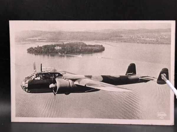 AK Ansichtskarte Postkarte Feldpost Foto Luftwaffe Kampfflugzeuge Dornier DO-215