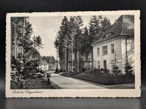 AK Ansichtskarte Postkarte Feldpost Foto Oschatz Fliegerhorst Kaserne Luftwaffe