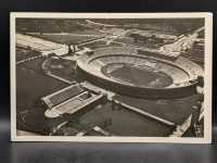 Ansichtskarte Postkarte Feldpost Foto Reichssportfeld Olympia Stadion Stempel