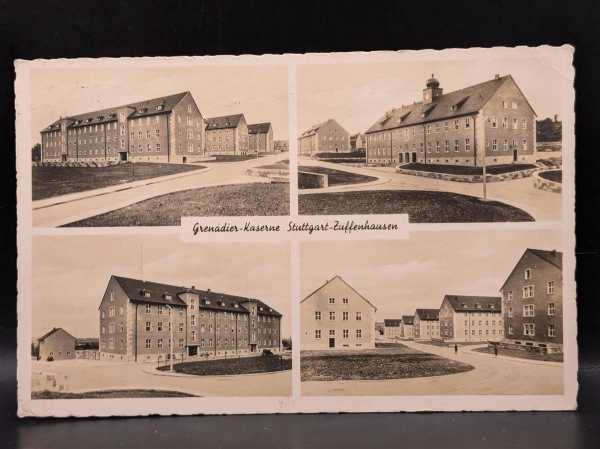 Ansichtskarte Postkarte Feldpost Foto Grenadier Kaserne Stuttgart Zuffenhausen