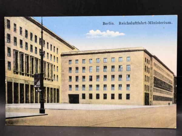 Ansichtskarte Postkarte Feldpost Foto Farbe Berlin Reichsluftfahrt Ministerium