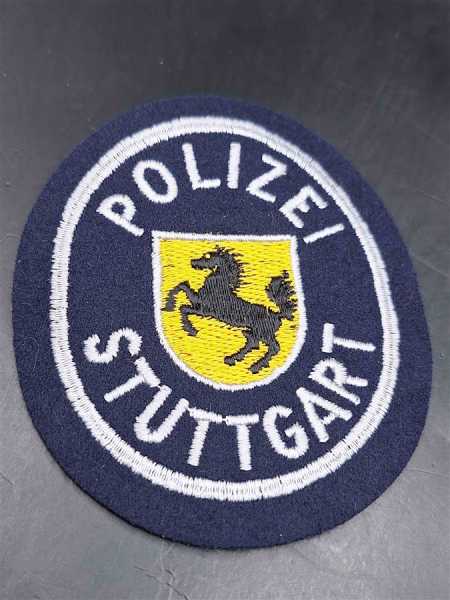 Polizei BRD Ärmelabzeichen Patch Stoffabzeichen Uniform Polizei Stuttgart Rund