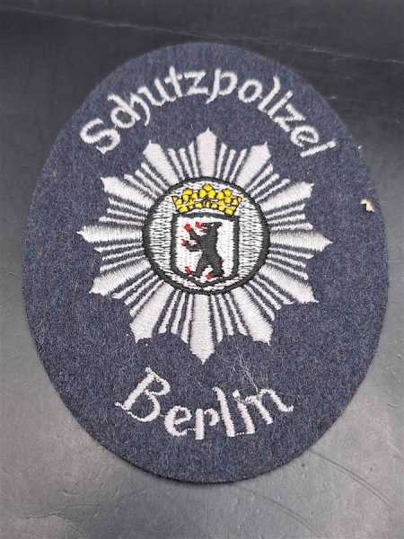 Polizei BRD Ärmelabzeichen Patch Stoffabzeichen Schutzpolizei Berlin Alt