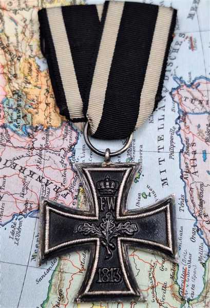 Orden EK2 Eiserne Kreuz Einzelspange Hersteller K.O. 1. WK Militaria Iron Cross