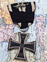 Orden EK2 Eiserne Kreuz Einzelspange Hersteller K.O. 1. WK Militaria Iron Cross