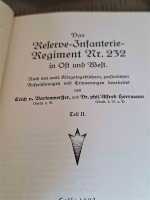 Reserve Infanterie Regiment Nr. 232 in Ost und West Somme Lothringen Maas