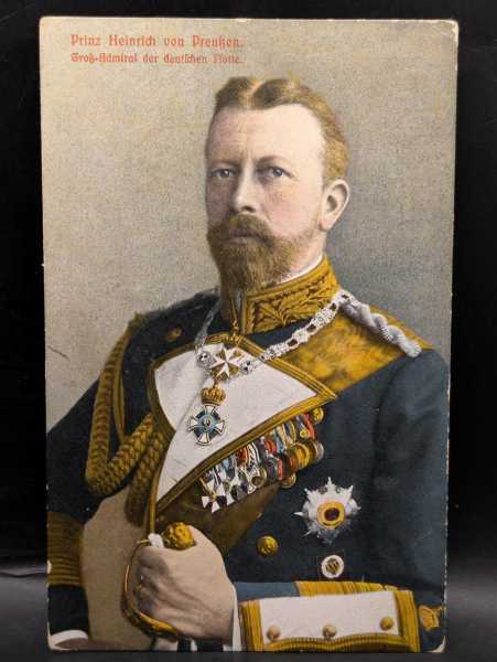 AK Ansichtskarte Prinz Heinrich von Preussen Groß Admiral der Deutschen Flotte