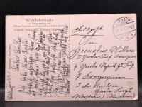 AK Ansichtskarte Postkarte Feldpost Heimkehr Paul Halke Kaiserliche Marine 1.WK