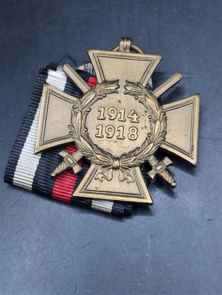 Orden Frontkämpfer Ehrenkreuz 1914-1918 am Band Militaria Hersteller O.2 0.2