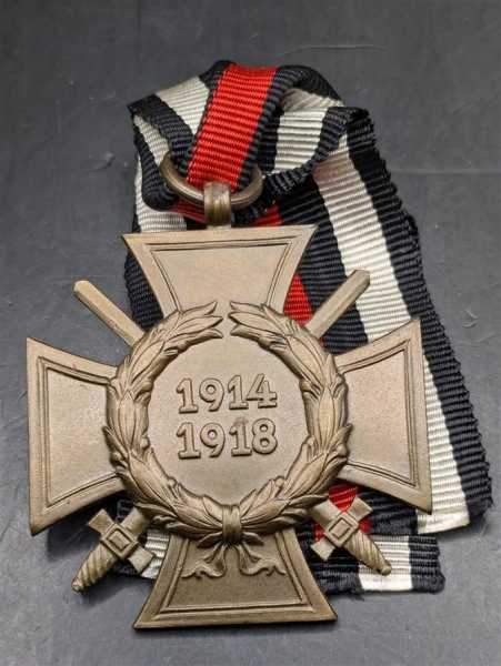 Orden Frontkämpfer Ehrenkreuz 1914-1918 am Band Militaria Hersteller G11