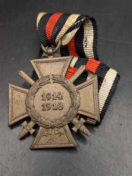 Orden Frontkämpfer Ehrenkreuz 1914-1918 am Band Militaria Hersteller T. & T. L.